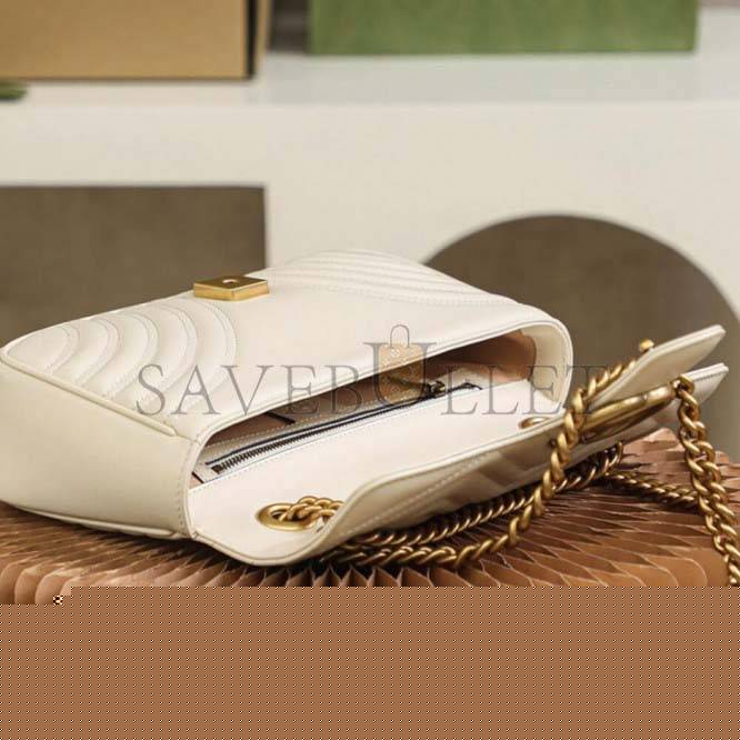 G*u*i marmont small matelasse shoulder bag 443497 (26*15*7cm)